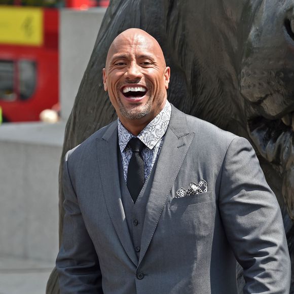 Dwayne Johnson - Photocall du film "Hercules" à Trafalgar Square à Londres le 2 juillet 2014.
