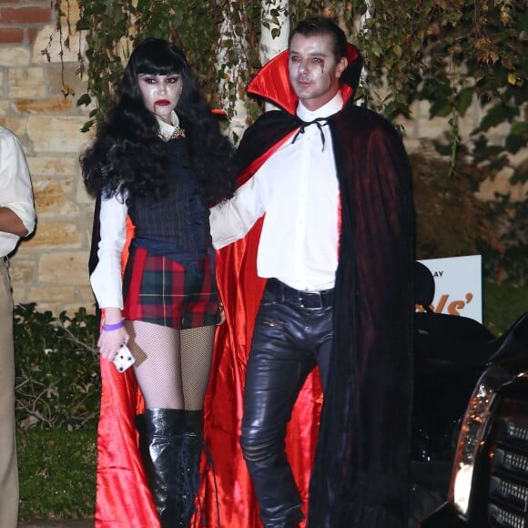 Gavin Rossdale, Gwen Stefani - Soirée Halloween chez Kate Hudson à Brentwood. Le 30 octobre 2014