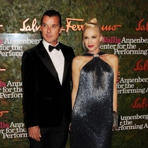 Gwen Stefani, Gavin Rossdale - Tapis rouge de la soiree Salvatore Ferragamo a Los Angeles le 17 octobre 2013