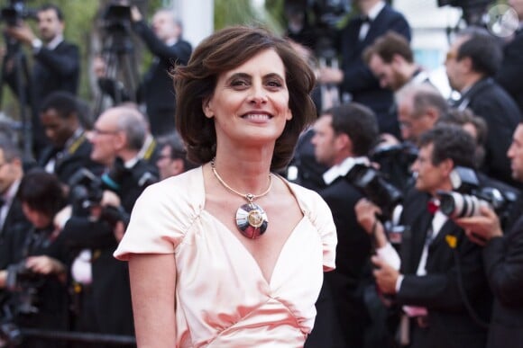 Inès de La Fressange - Montée des marches du film "Irrational Man" (L'homme irrationnel) lors du 68e Festival International du Film de Cannes, le 15 mai 2015.