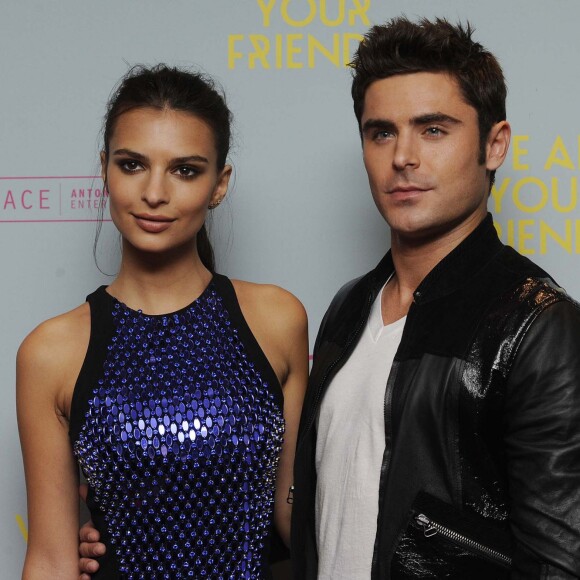 Zac Efron, Emily Ratajkowski - Avant-première du film "We Are Your Friends" à Londres, le 11 août 2015.