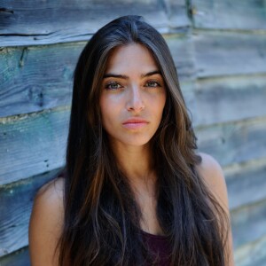 L'actrice Zoe Corraface, fille de Georges Corraface, pose à Kavouri, en Grêce. Le 27 juillet 2015