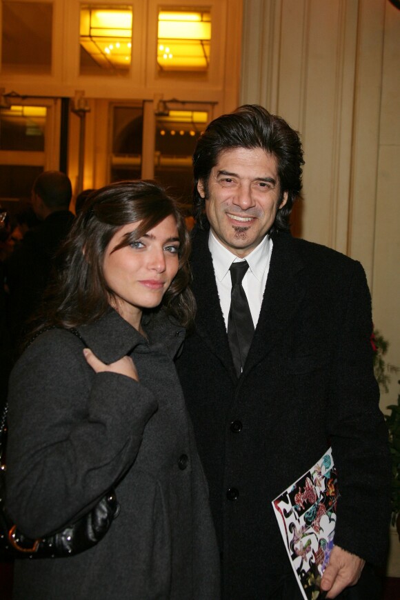 Georges Corraface and daughter Zoe arriving at the gala evening to benefit French charity 'Enfance Majuscule,' held at Salle Gaveau in Paris, France on February 3, 2009. Photo by Denis Guignebourg/ABACAPRESS.COM04/02/2009 - Paris