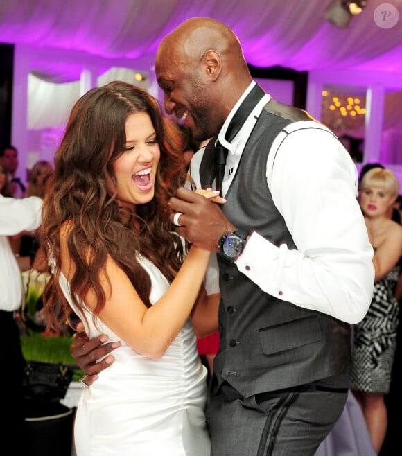 Khloe Kardashian lors de son mariage avec Lamar Odom en 2009