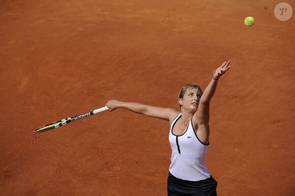 Timea Bacsinszky lors du premier tour de Roland-Garros à Paris, le 24 mai 2009