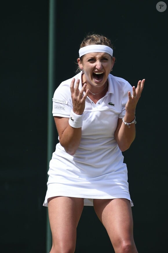 Timea Bacsinszky à Wimbledon le 6 juillet 2015. 