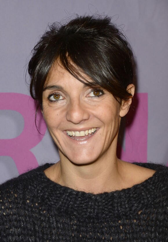 Florence Foresti lors de la générale du one-man-show d'Arnaud Ducret "Arnaud vous fait plaisir" à l'Alhambra à Paris, le 13 novembre 2014