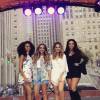 Les Little Mix en concert à New York / photo postée sur le compte Instagram du groupe.