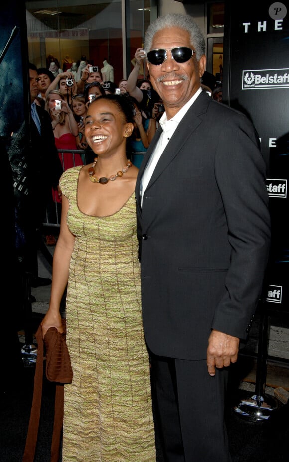 Morgan Freeman et E'Dena Hines à New York le 14 juillet 2008.