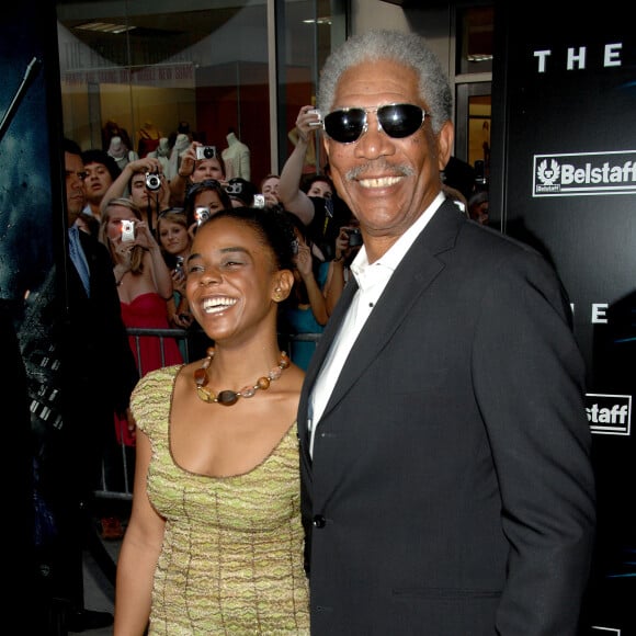 Morgan Freeman et E'Dena Hines à New York le 14 juillet 2008.