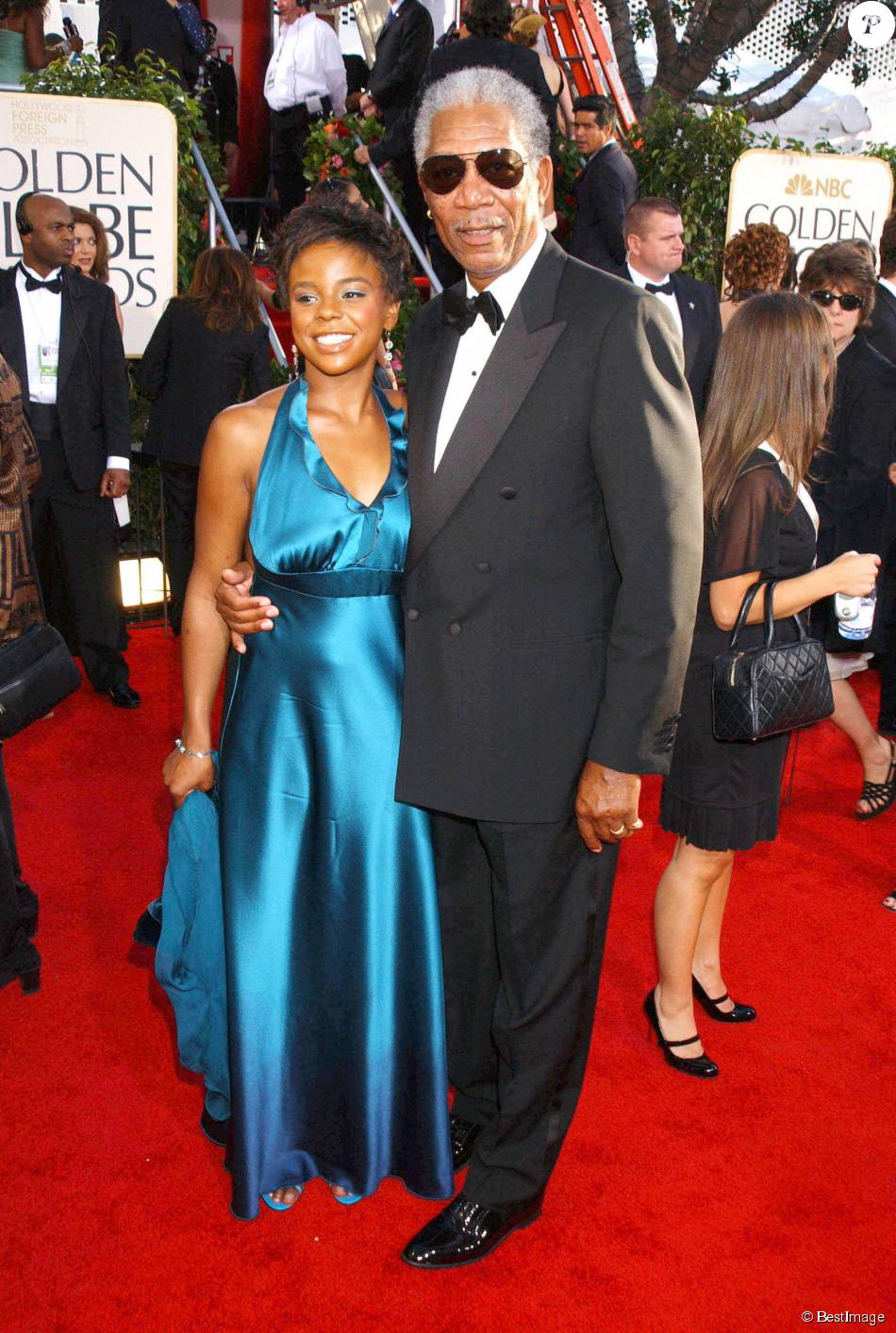 Morgan Freeman Et Sa Petite Fille EDena Hines La Crmonie Des 62me