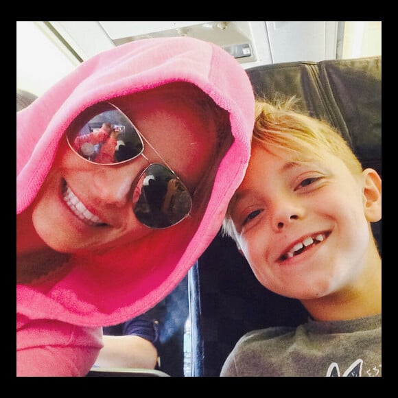 Britney Spears part à Hawaii avec ses deux garçons / photo postée sur le compte Instagram de la chanteuse américaine.