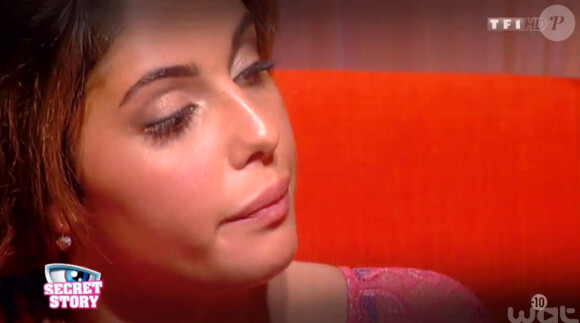Coralie et Nicolas défendent "Nous sommes les sujets d'une expérience amoureuse inédite", dans Secret Story 9, sur TF1, le vendredi 21 aout 2015
