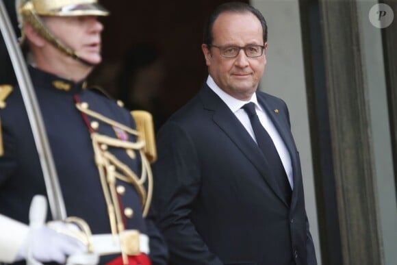 François Hollande au Palais de l'Elysée, à Paris, le 16 juillet 2015.
