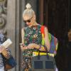 Gwen Stefani quitte une église à l'issue d'une messe à Universal City. Le 23 août 2015.