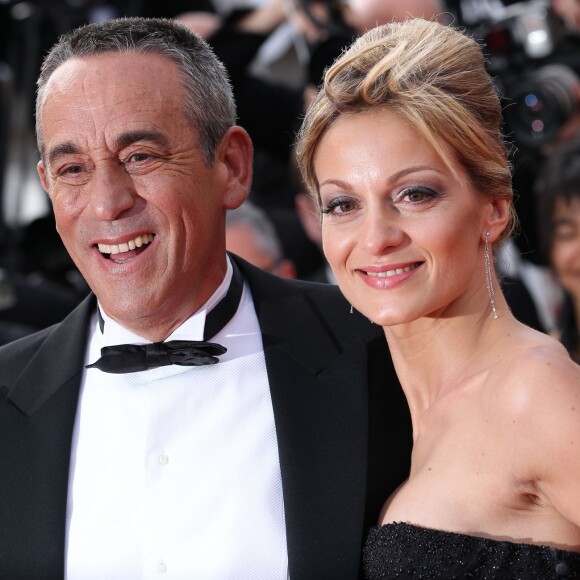 Thierry Ardisson et Audrey Crespo-Mara à Cannes en 2012.