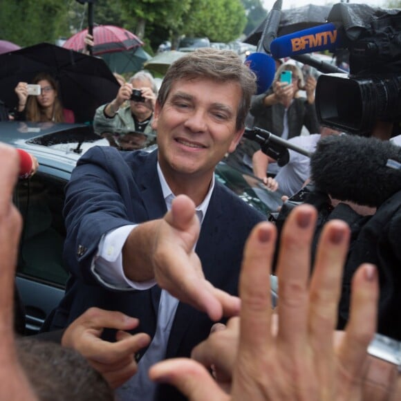 Arnaud Montebourg à la Fête de la Rose à Frangy-en-Bresse le 23 août 2015.