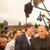 Arnaud Montebourg et Yanis Varoufakis - Fête de la Rose à Frangy-en-Bresse le 23 août 2015.
