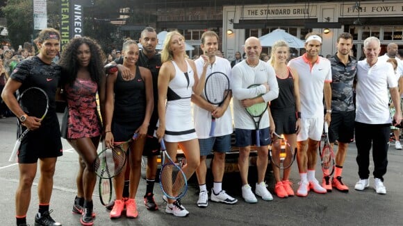 Rafael Nadal, Maria Sharapova... Les stars du tennis font le show à New York