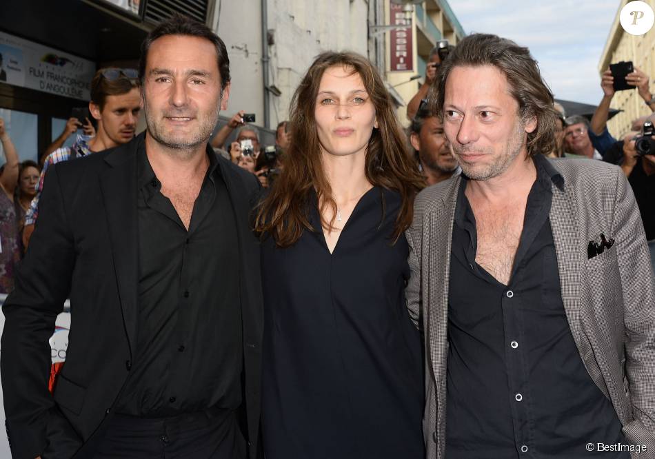 Gilles Lellouche Marine Vacth Et Mathieu Amalric Avant - 