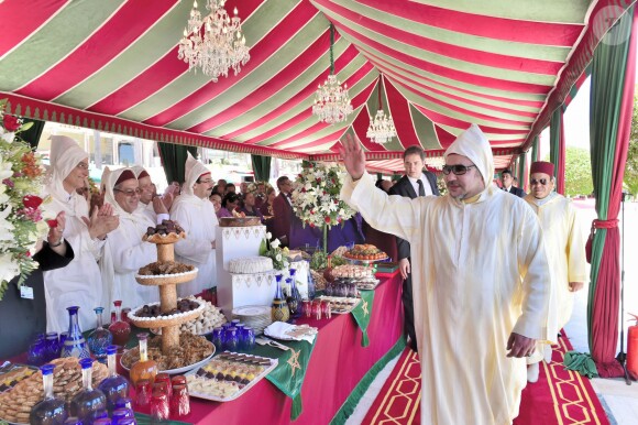 Image des célébrations solennelles du 16e anniversaire de l'avènement du roi Mohammed VI du Maroc, fin juillet 2015 à Rabat.