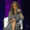 Celine Dion donne une conférence de presseau  Ceasars Palace Hotel & Casino à Las Vegas le 27 août 2015