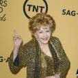  Debbie Reynolds - Press room lors de la 21e c&eacute;r&eacute;monie annuelle des "Screen Actors Guild Awards" &agrave; l'auditorium "The Shrine" &agrave; Los Angeles, le 25 janvier 2015. 