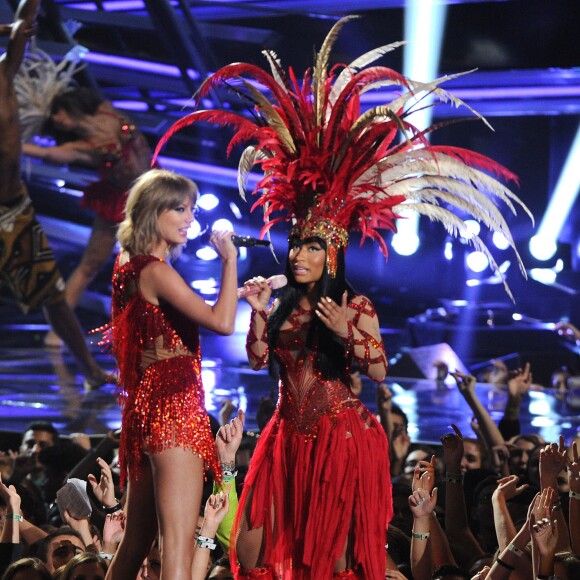 Nicki Minaj et Taylor Swift - Soirée des MTV Video Music Award,s à Los Angeles, le 30 août 2015