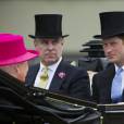 Le prince Harry et le prince Andrew, duc d'York - Course hippique "Royal Ascot 2015", le 16 juin 2015.  The first day of the Royal Ascot meeting,which is attended by The Queen and other members of the Royal Family. 16/06/201516/06/2015 - Ascot