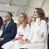 Jordan's Queen Rania Al Abdullah and her daughter Princess Iman attend the 2015 Summer University of France's largest union of employers Medef, held at the HEC campus in Jouy-en-Josas, France, on August 26, 2015. Photo by Christophe Guibbaud/ABACAPRESS.COM27/08/2015 - Jouy-en-Josas