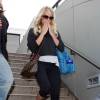 Carrie Underwood arrive a l'aeroport de Los Angeles, le 17 novembre 2012.  