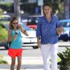 Jennifer Garner emmène sa fille Violet manger une glace à Pacific Palisades, le 2 septembre 2015.