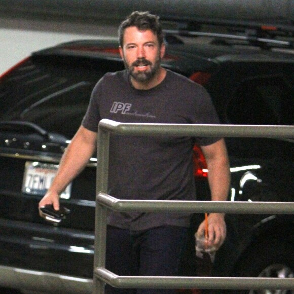 Ben Affleck se rend dans un bureau à Century City, le 2 septembre 2015.