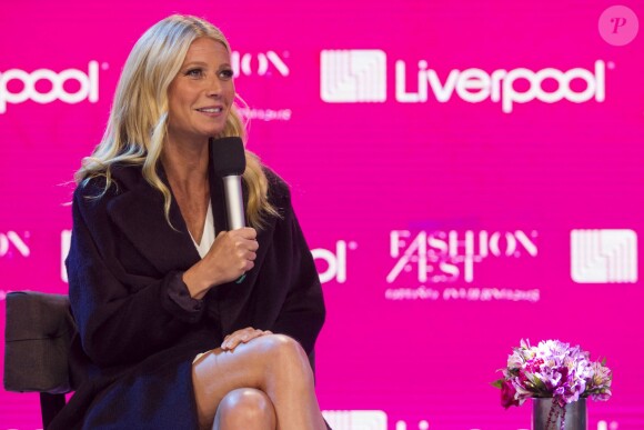 Gwyneth Paltrow en conférence de presse pour leFall-Winter Fashion Fest 2015 à la boutique Liverpool à Mexico le 3 septembre 2015