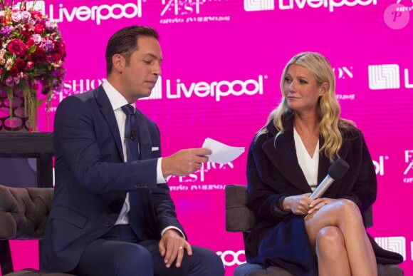 Gwyneth Paltrow est l'ambassadrice des boutiques Liverpool lors du Fashion Fest Autumn / Winter 2015 à Mexico le 3 septembre 2015