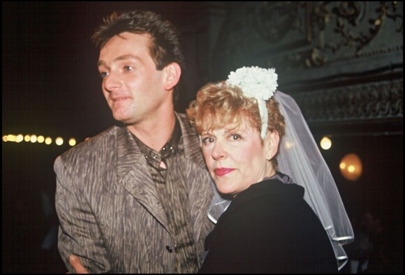 Sylvie Joly avec Pierre Palmade au théâtre Dejazet en 1994
