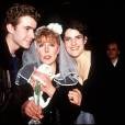 Sylvie Joly avec ses enfants Grégoire et Mathilde Vitry à Paris en 1994