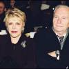Sylvie Joly et son mari Pierre Vitry à Paris en 2002
