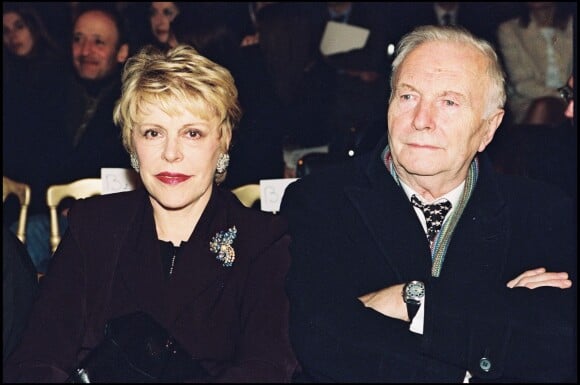 Sylvie Joly et son mari Pierre Vitry à Paris en 2002