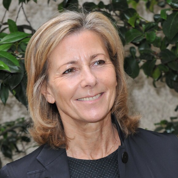 Claire Chazal - Conférence de presse de l'opération "La flamme Marie Claire" à l'hôtel Le Marois à Paris le 15 juin 2015.