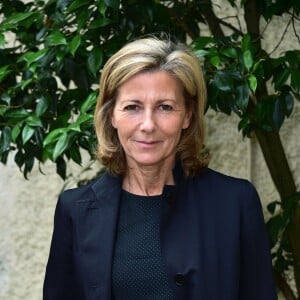 Claire Chazal - Conférence de presse de l'opération "La flamme Marie Claire" à l'Hôtel Le Marois à Paris le 15 juin 2015.