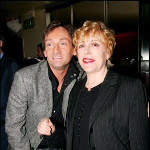 Pierre Palmade et Sylvie Joly lors de la soirée de présentation du DVD de la pièce Si c'était à refaire à Paris le 21 avril 2006