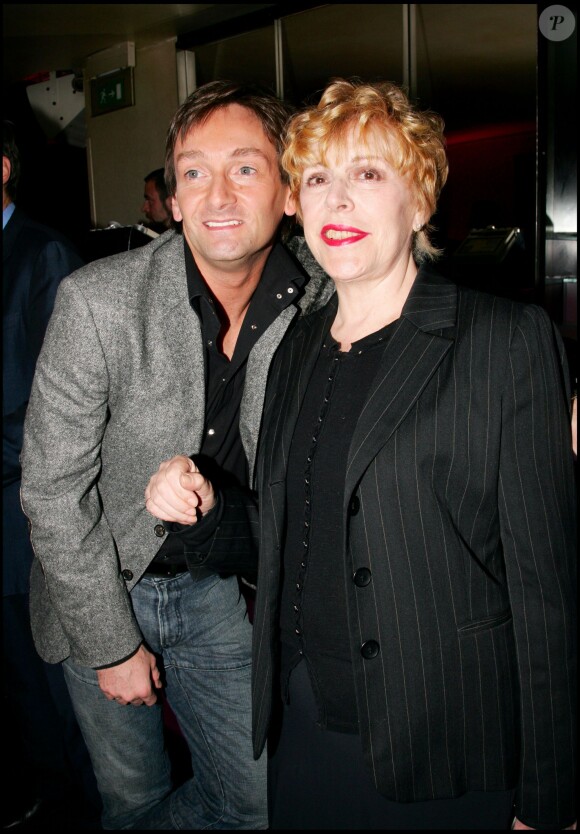 Pierre Palmade et Sylvie Joly lors de la soirée de présentation du DVD de la pièce Si c'était à refaire à Paris le 21 avril 2006