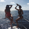 Kendall et Kylie Jenner en vacances / photo postée sur Instagram.