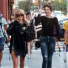 Kendall Jenner et Hailey Baldwin sont allées diner entre amies à New York, le 31 aout 2015