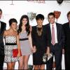 Scott Disick, Kourtney Kardashian, Kylie Jenner, Kris Jenner, Rob Kardashian et Bruce Jenner lors de la soirée Food & Wine à Beverly Hills le 2 septembre 201