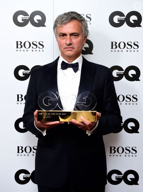 José Mourinho lors de la cérémonie des 2015 GQ Men of the Year Awards à la Royal Opera House de Londres, le 8 septembre 2015