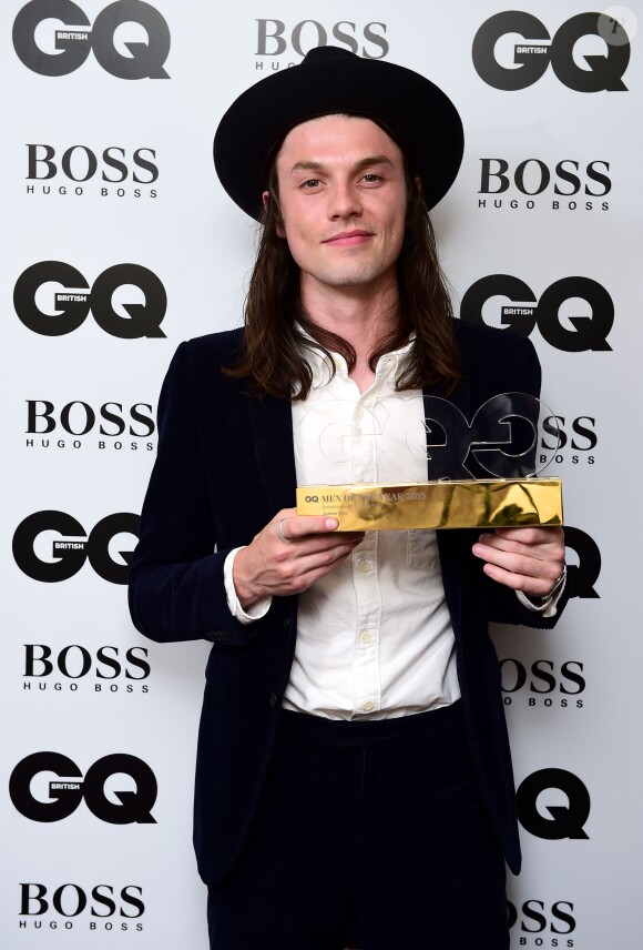 James Bay lors de la cérémonie des 2015 GQ Men of the Year Awards à la Royal Opera House de Londres, le 8 septembre 2015