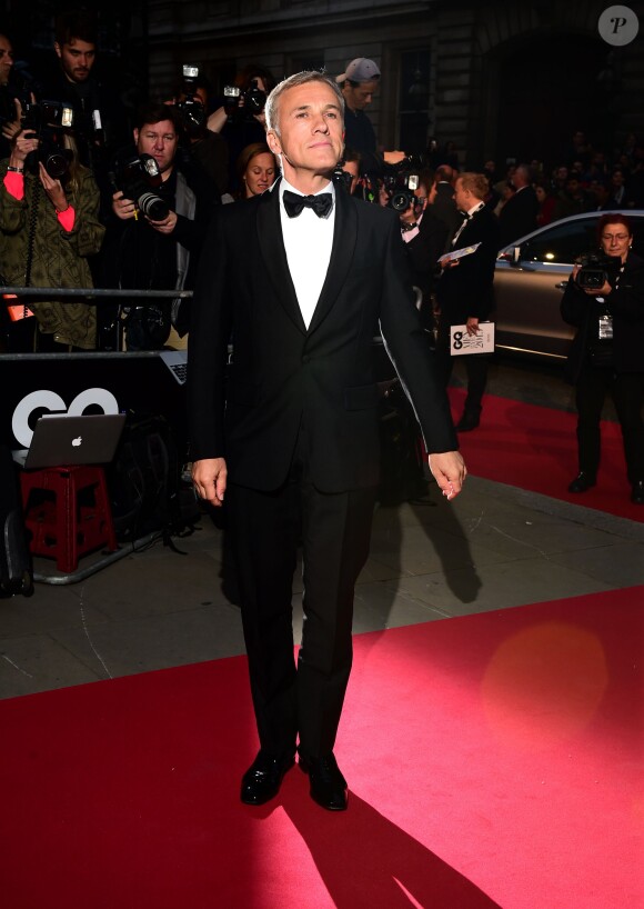 Christoph Waltz lors de la cérémonie des 2015 GQ Men of the Year Awards à la Royal Opera House de Londres, le 8 septembre 2015