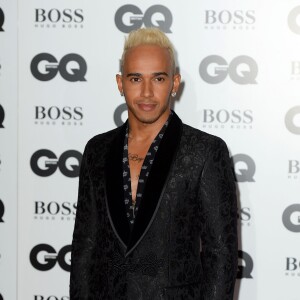 Lewis Hamilton lors de la cérémonie des 2015 GQ Men of the Year Awards à la Royal Opera House de Londres, le 8 septembre 2015